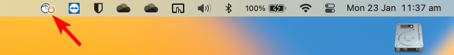 Secure Client Mac Menu Bar Icon